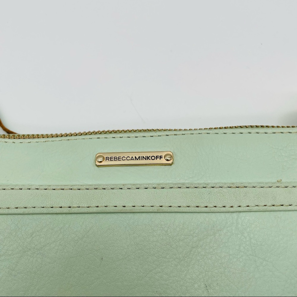 Rebecca Minkoff Mini M.A.C. crossbody bag in mint green - Picture 3 of 10
